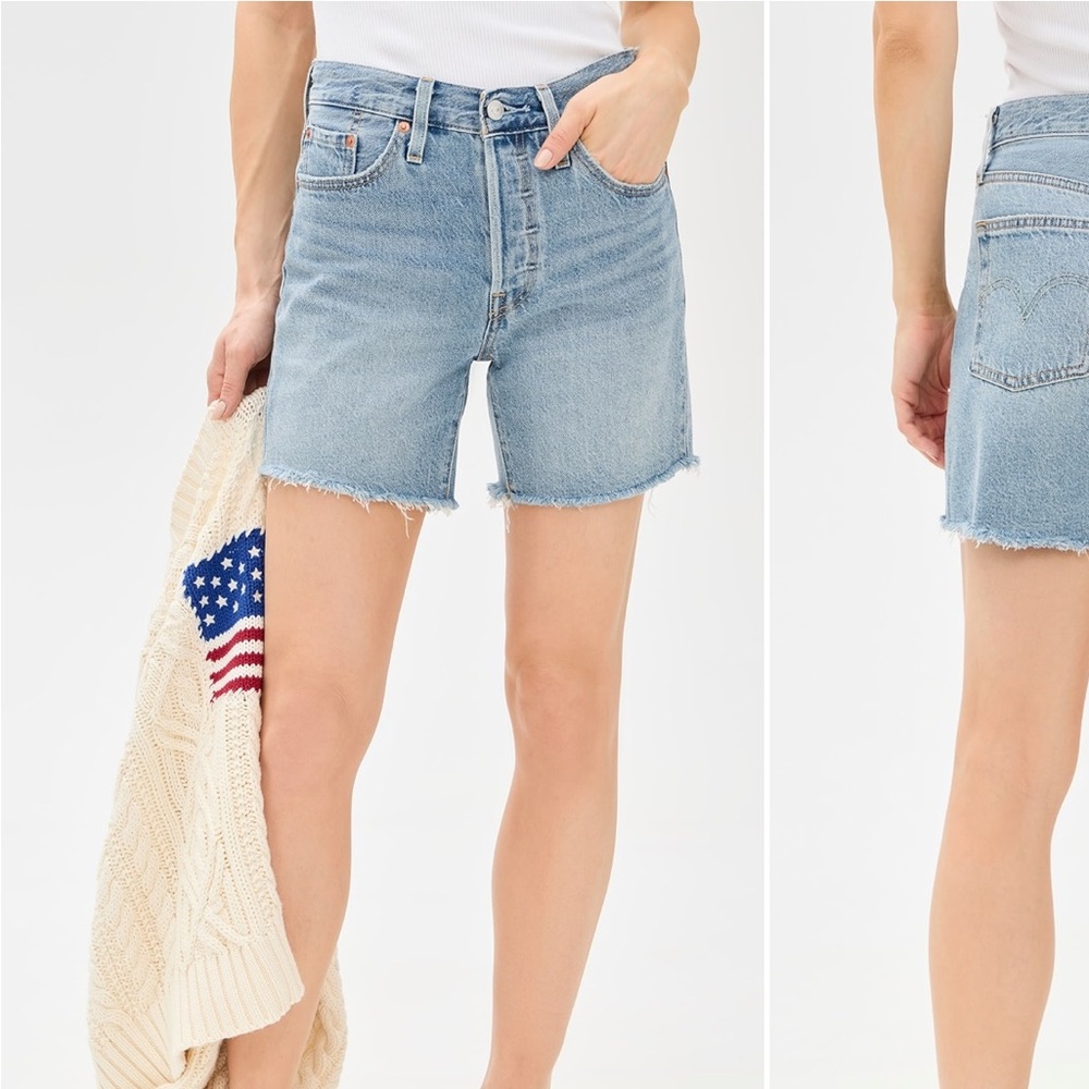 Levi's 501 Mid Thigh Shorts Lightweight